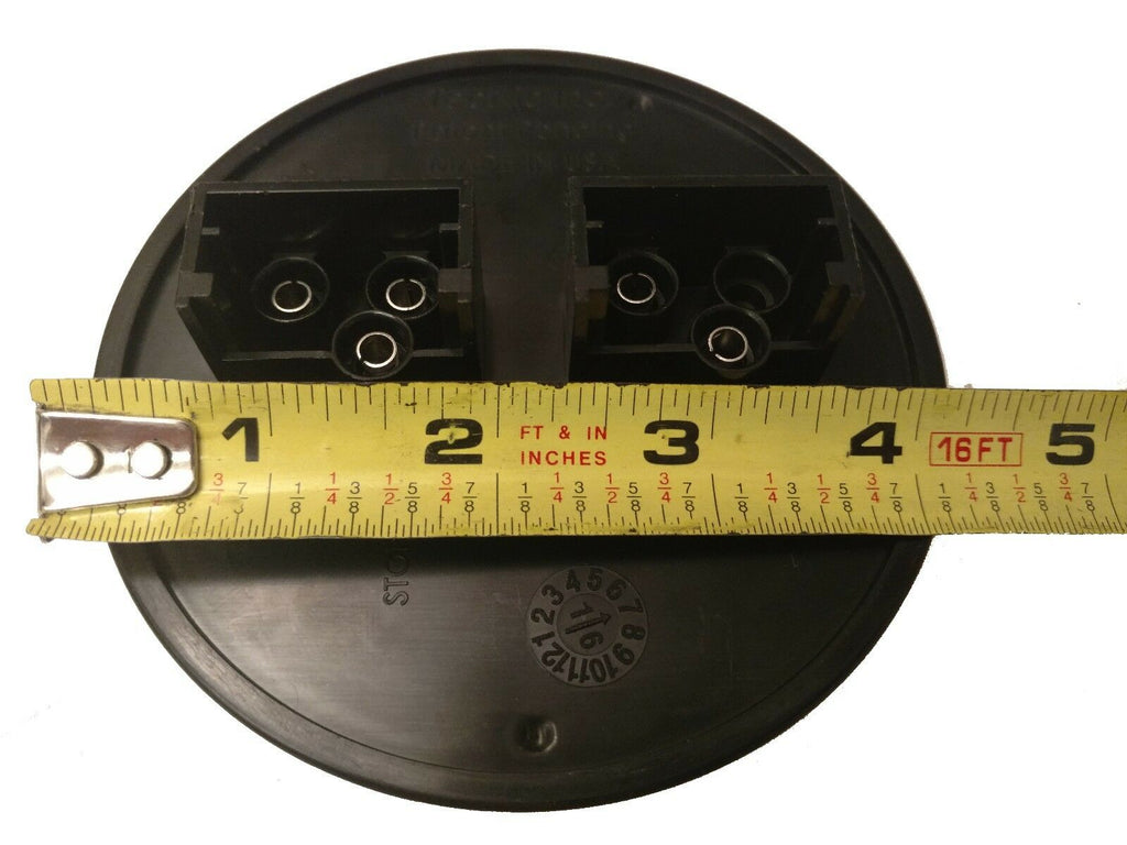 4 Round Red LED TecNiq Hybrid With Backup Lights and Grommets and Plugs RV Camper Trailer (T45-RW0T-KIT)