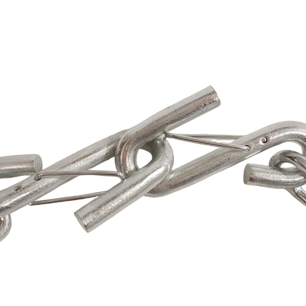 3/16-Inch × 48-Inch Trailer Safety Chain with 3/8-Inch S-Hooks and Safety Latches (TCL1)