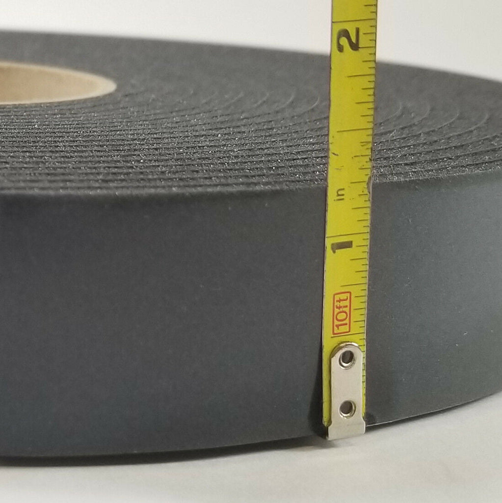30' Mylar Black Tape 1.25" x .188" - Truck Toppers, Body Side Rails, Trailers & RVs (TM125B)