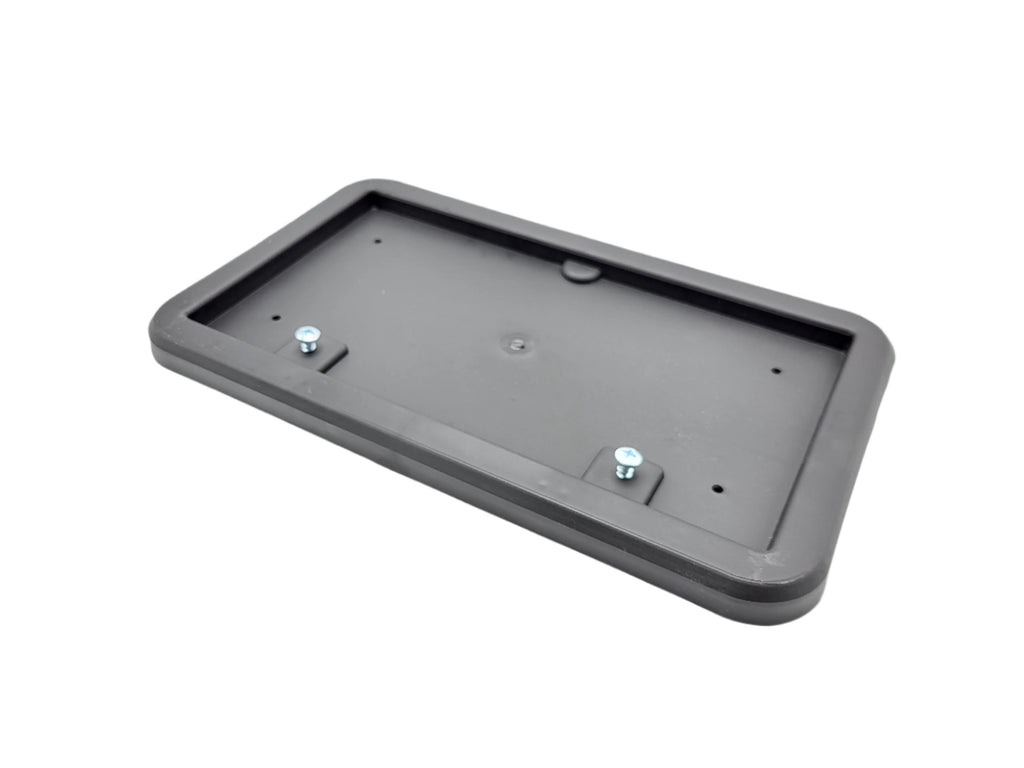 Black LED Lighted License Plate Bracket Holder Truck Trailer RV (TS181SPHL-B)