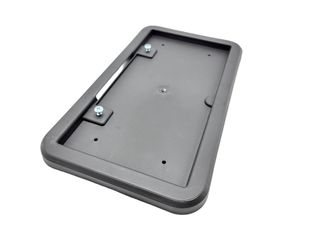 Black LED Lighted License Plate Bracket Holder Truck Trailer RV (TS181SPHL-B)