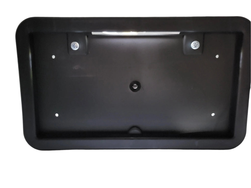 Black LED Lighted License Plate Bracket Holder Truck Trailer RV (TS181SPHL-B)