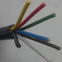 Trailer Wire 14-7 Double Jacketed Cable – 14 AWG 7-Conductor – Sold by the Foot (WTC147-5)