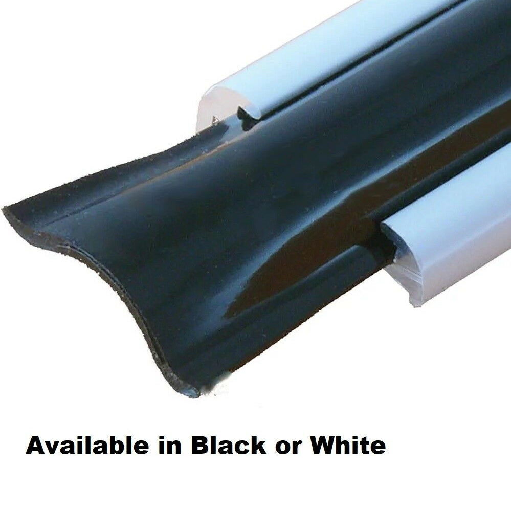 50 FT White Vinyl Trim Insert Replacement Trailer Camper RV Motor home Outdoor (X101-LOT50)