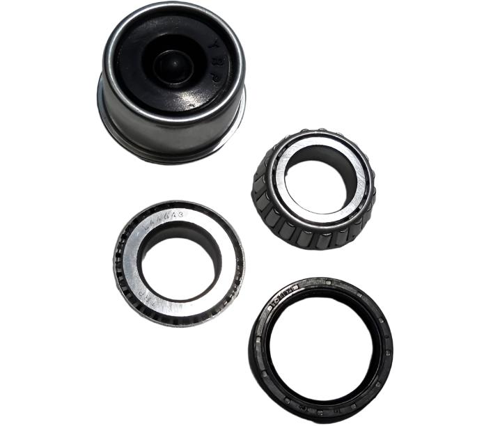 ONE Axle stub end 2000# 4 x 4 Hub Axel Kit with Square Spindles Side car Trailer (BYOAK-BT8-H440-SQ-ONE)