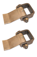 TWO (2) Heavy Duty Door Hinge Dump Trailer Truck Strap Style Greaseable Cargo (DH-2-LOT2)