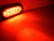 2- 6"  LED Light Oval Stop Turn Tail Red Red Grommet Trailer Camper Semi RV  (J-66-RK-LOTOF2)