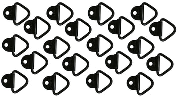 3/8" Bolt-On D Ring - Forged Black Finish