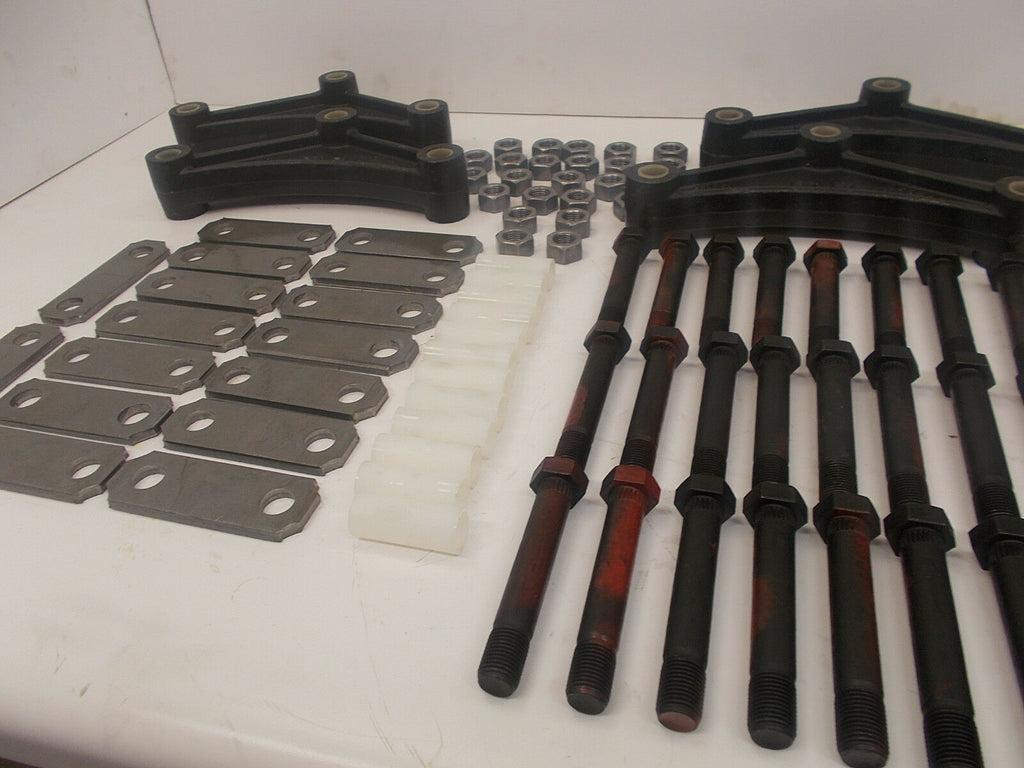 Tri Axle Trailer Spring Suspension Rebuild Kit Camper Repair Replace Three  (SRK-3A-SB-LE)