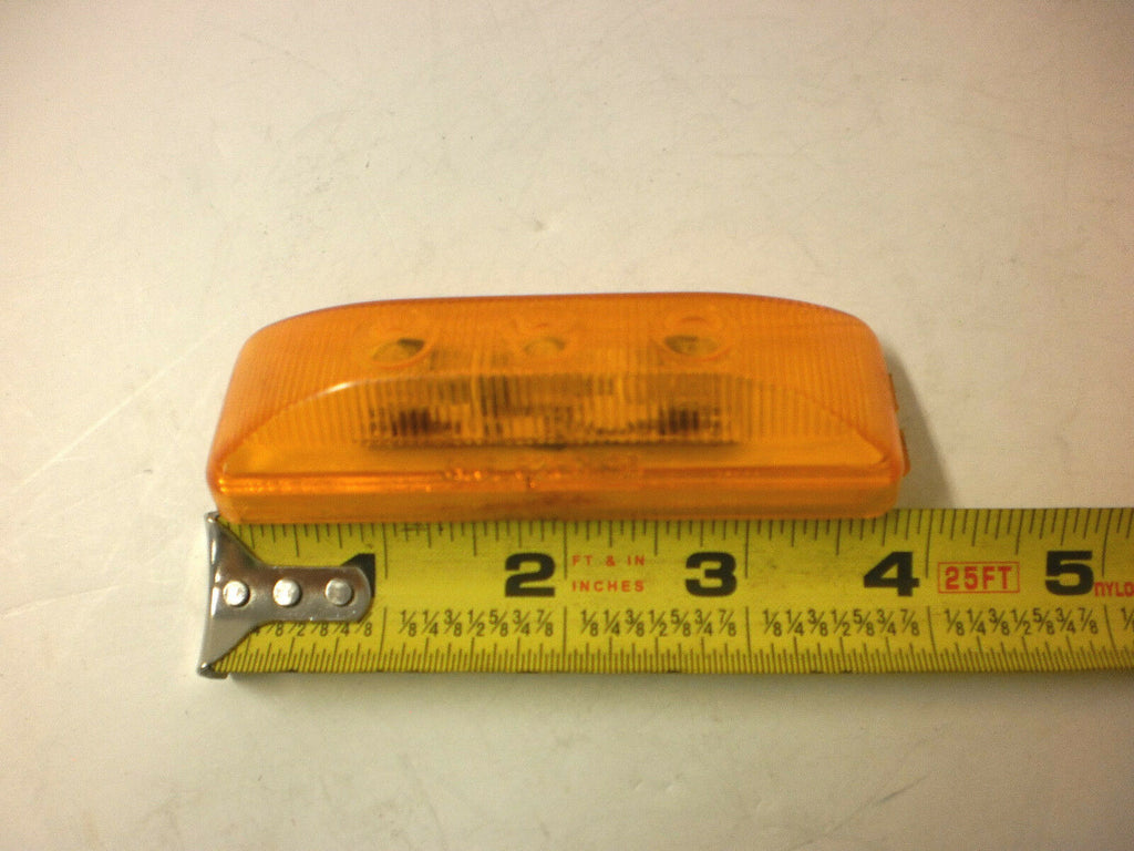 1 - Jammy 1x4" LED Rectangle Amber "Snap In" Marker/Clearance Light Trailer (J-5765-AK)