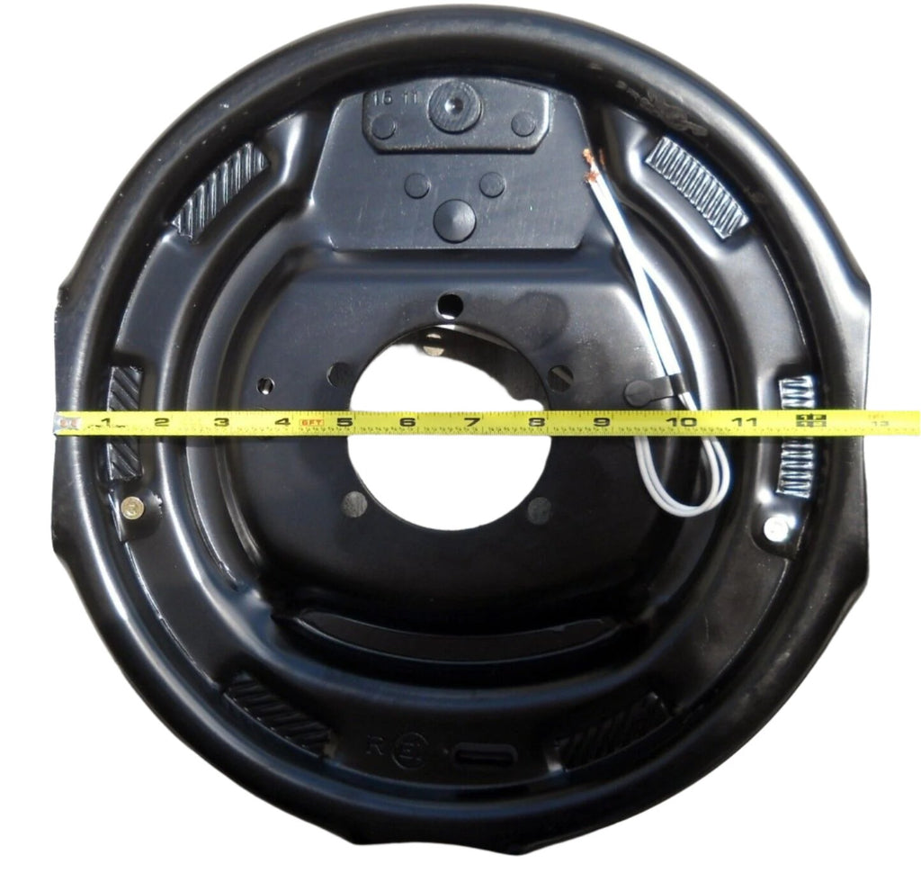 Replace Right Trailer Brake Dexter 8x6.5 Drums 9/16 Nuts 7000# 12" Backing Plate (92865-916-B-DEX-R)