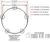 5 x 5 Dexter Drum, Self Adjusting Back Plate with Bearings (94550-B-FSA-DEX)