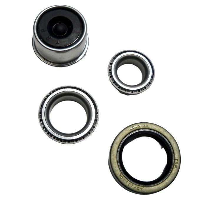 2- Genuine Dexter 5x4.5 Hubs with 3500# Bearing Kits Replace Trailer Idler Axle (824805-KITX2)