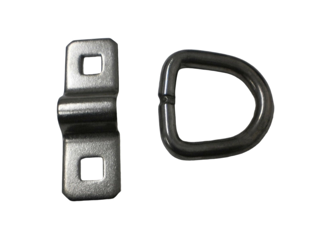 8 - 3/8" Stainless Steel D Ring Rope Chain Tie Downs Car Truck ATV Snowmobile (SS15-LOTOF8)