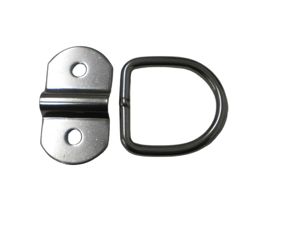 One  Rope  "D" Ring,Tie Down Loop, Trailer 1,000 pound  3/16" ATV Jeep Truck (SR10)