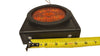 4" Round USA Amber LED Park Turn Light with Mounting Bracket Trailer Truck (T40-AA0T-1 + J-40-BRK)