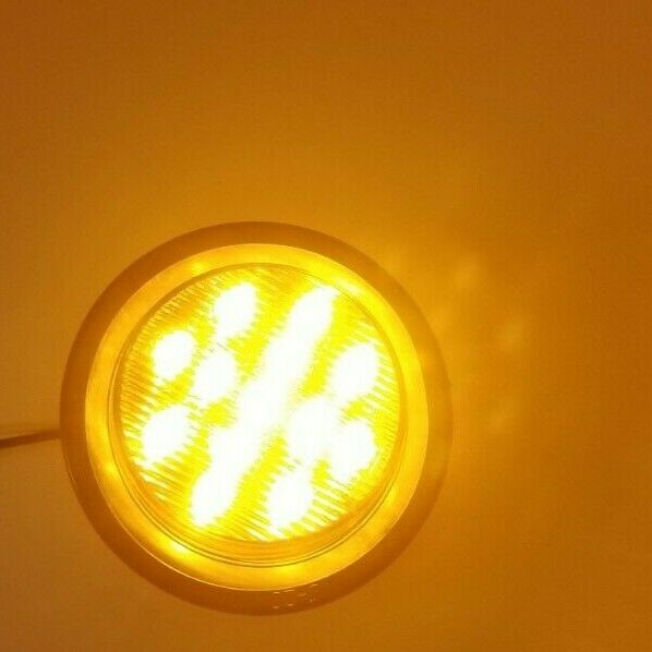 Maxxima Amber M11300Y 2-1/2" Clearance Marker 13 LED Light Truck Trailer (M11300Y-KIT)