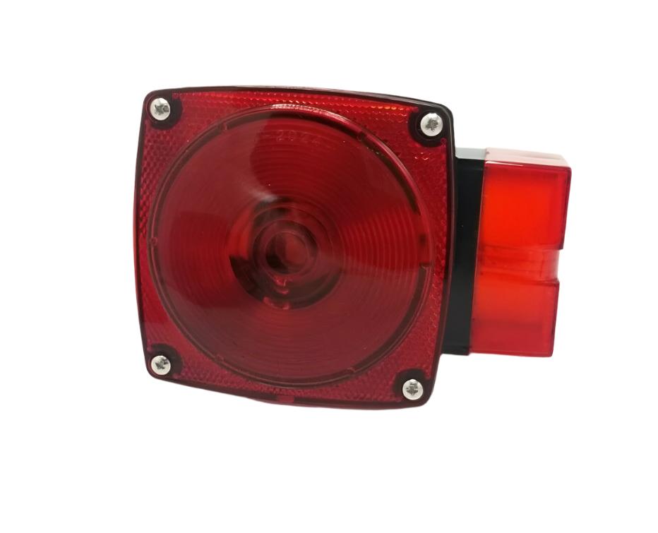 Incandescent Box Light Street Side Over 80" Red Stop Turn Tail Boat RV Camper (J-2034)
