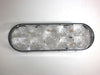 Maxxima 6" Oval Red Clear LED Stop Turn Tail Light Truck Trailer RV  (M63322RCL-KIT)