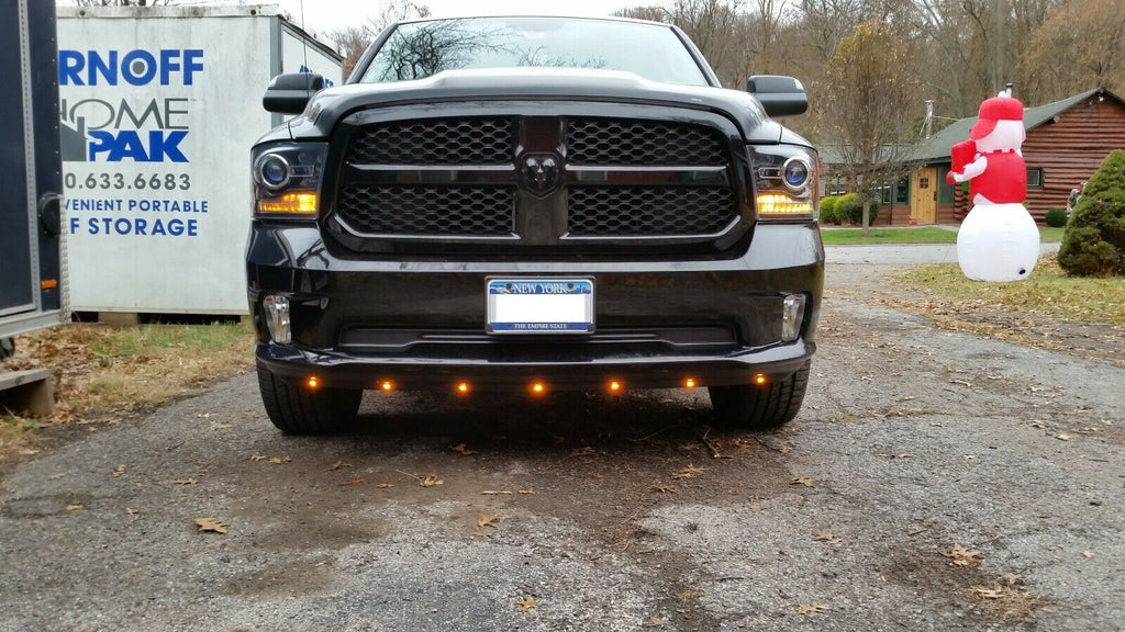 25- Maxxima 3/4" FIFTEEN 15 Amber & TEN 10 Red  LED Clearance Marker Truck Light (LOT OF 25 - M09300Y + M09300R)