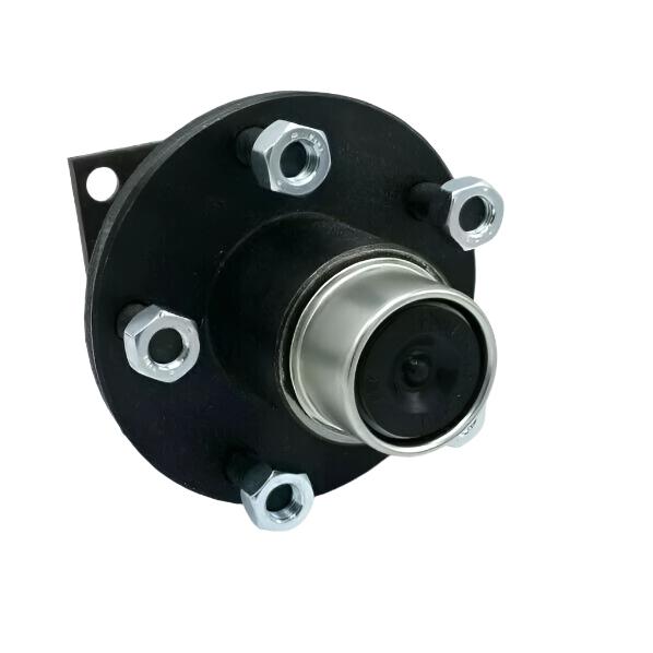 Pair - Stub End Replace Idler Axle Kit 5x4.5 Hub 2000# BT16 Spindle (BYOAK-5X45BT16-DNUFB-KITX2)