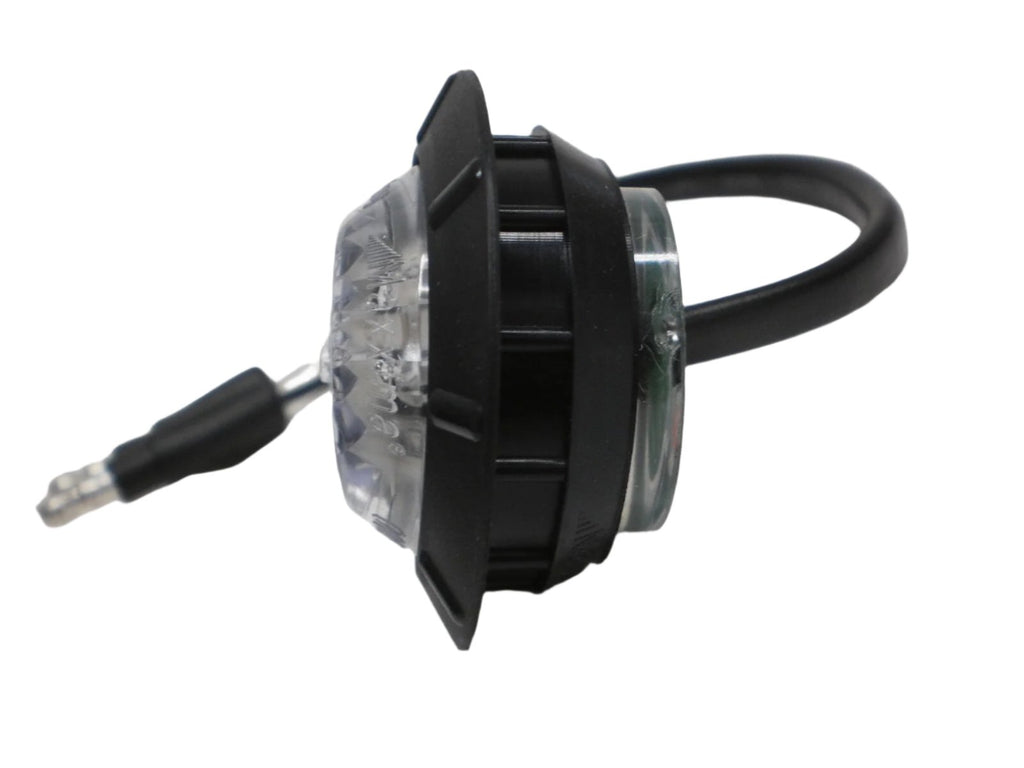 Maxxima M09400YCL Amber Clear 6 LED 1-1/4" Marker Light (M09400YCL)