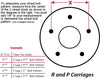 DEXTER 10" x 2.2 Brake Drum Hub 5 x 4.75" Lug bolt 3500 Axle Kit Trailer Axel (K08-247-93)