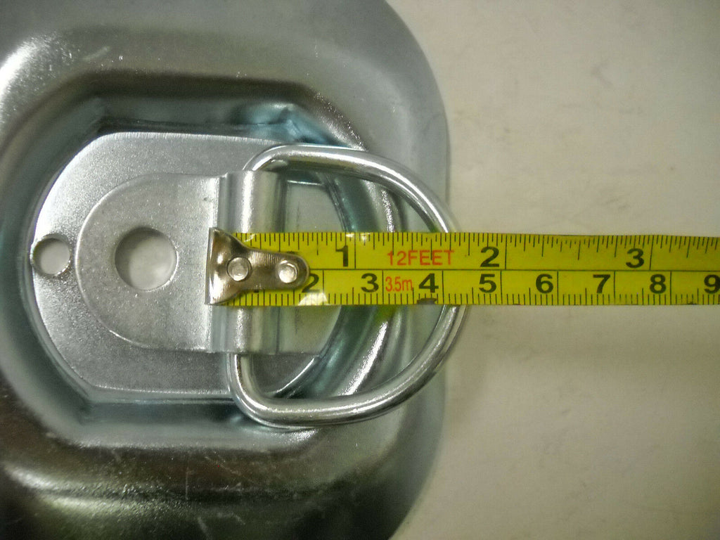 1/4" Mounting Ring Flush Mount Zinc D-Rings 1,500# Rated  (RR04)