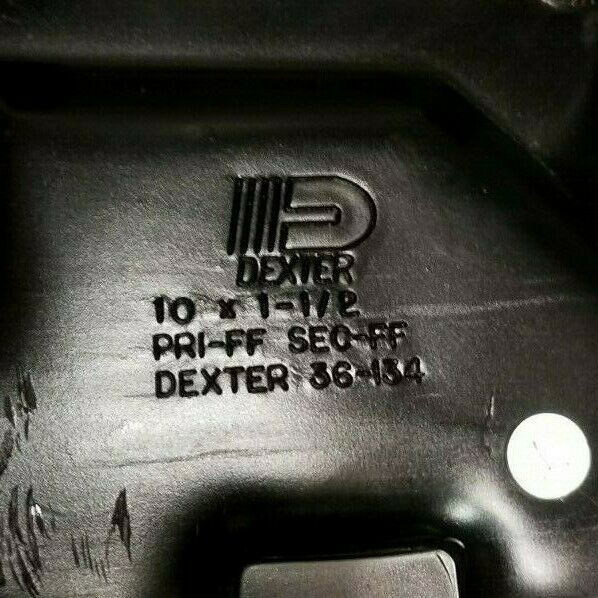 10" x 1.5" USA Made Dexter Trailer Axle Electric Brake Assy Right Hand 3K 23-473 (023-473-00)