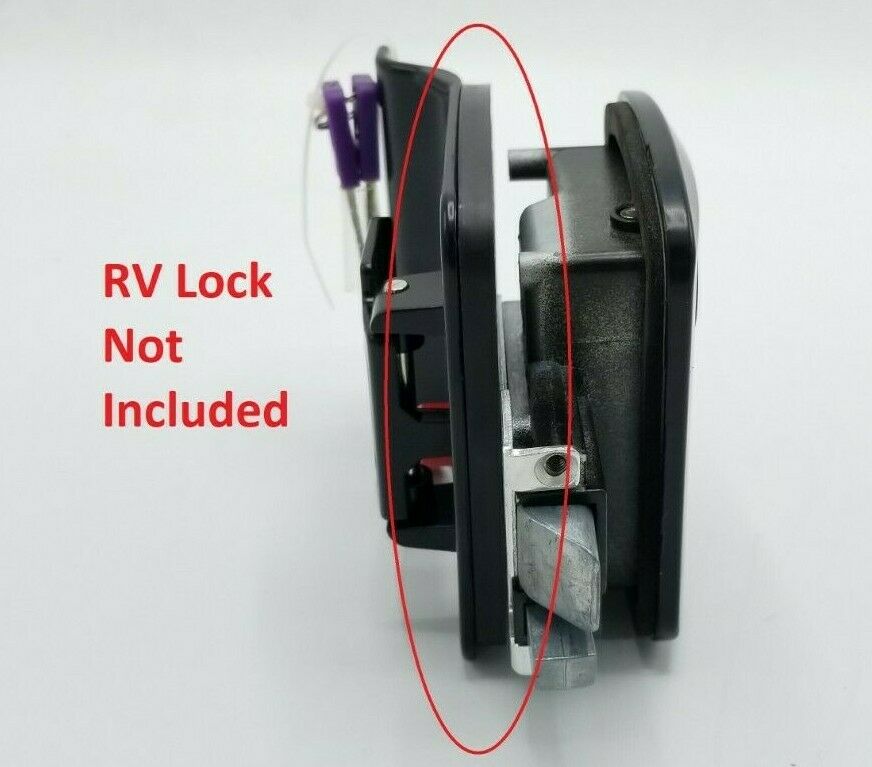 RV Door Lock Spacer 1/4" Black Plastic Trailer Camper RV  (TTL-SPACER-2006)