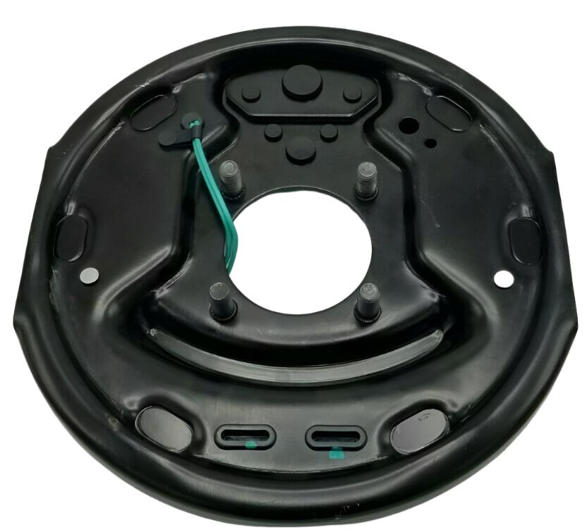 Left Trailer Backing Plate Brake Electric 10" Fits Dexter Nev-R-Adjust 3500 Self (BK-10E-01SA)