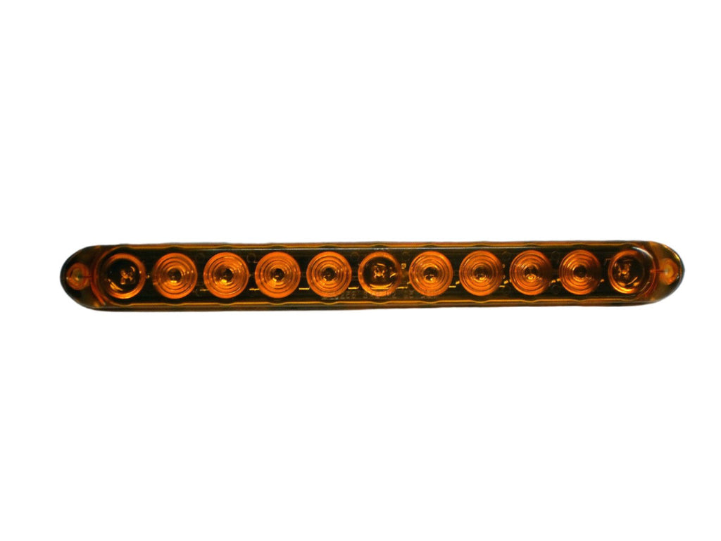 15" Slimline 3 LED Amber Lens ID Light Bar Trailer Truck RV 80 RV  (251-1100-1)