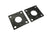 2-  2000# Trailer Axle Brake Backing Plate Mount Flange 1-1/2" center hole axel (1536182-LOTOF2)