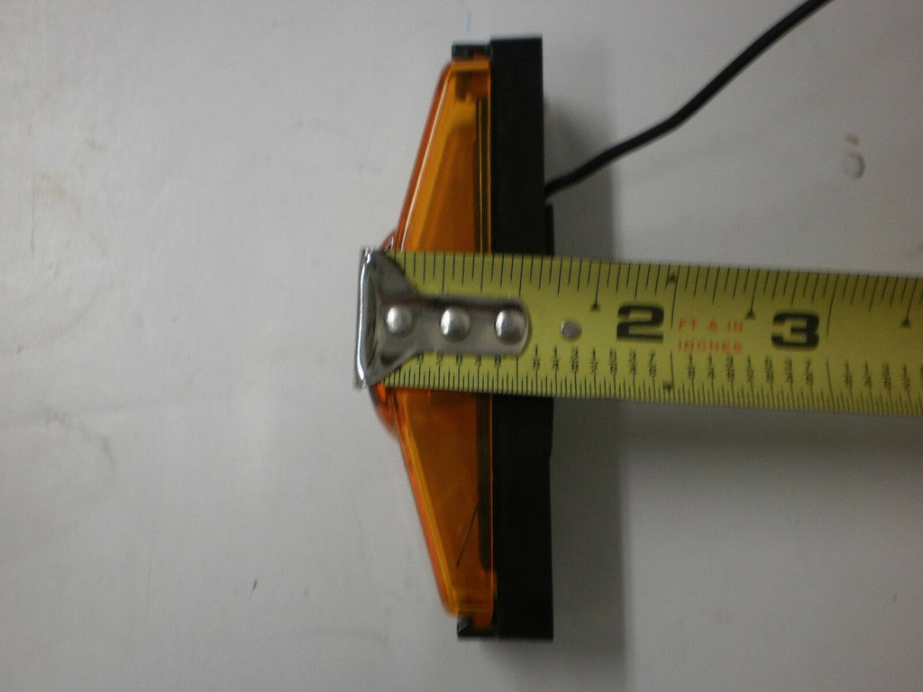 TecNiq Amber LED Clearance Side Marker Light 1x4 Camper /Trailer Truck USA (S19-AA00-1-KIT)