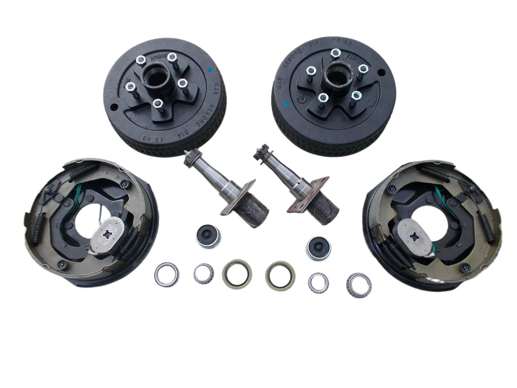 Build Your Own 3500# Electric Brake Trailer Axle Kit EZ Lube Spindle 5x4.5 Drum (BYOAK-84-D545-2.0R)