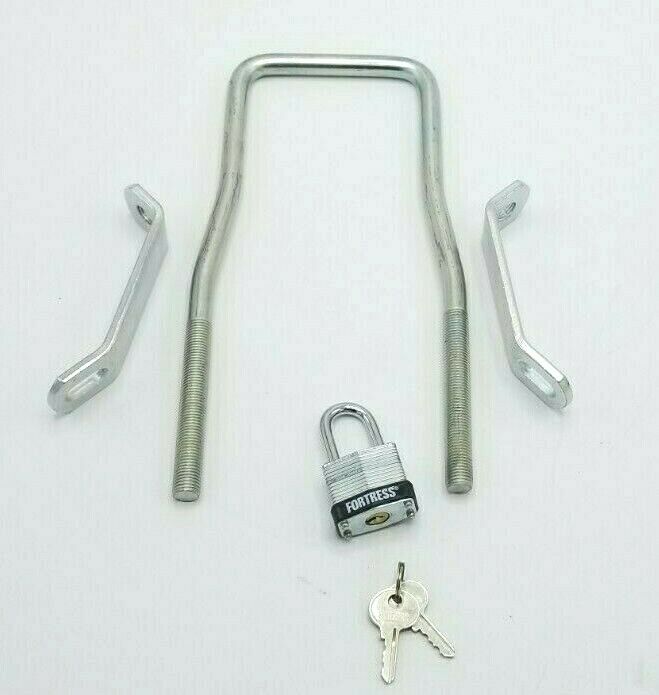 Trailer Spare Tire Mount U Bolt Style Fits 4 or 5 Lug Wheel 8-15" Rims (ETCLB-0700)