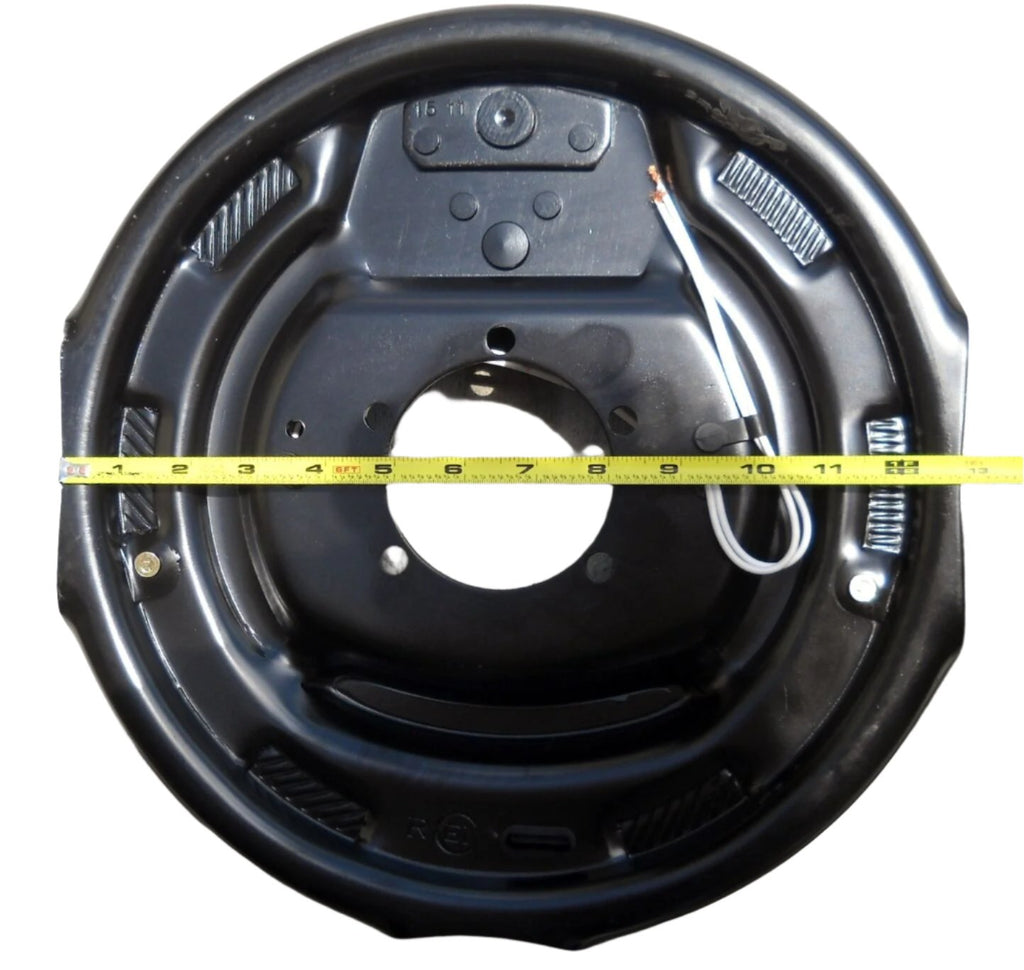 One Pair (2) Trailer Electric Brake Complete Back Plate 12x2 5200 6K 7K axle Camper RV (12RVEB-1P)