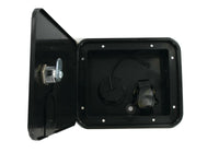 Black Gravity Plastic City Water Tank Inlet Hatch Camper Trailer RV Lock Door (VAL2004BKBU)