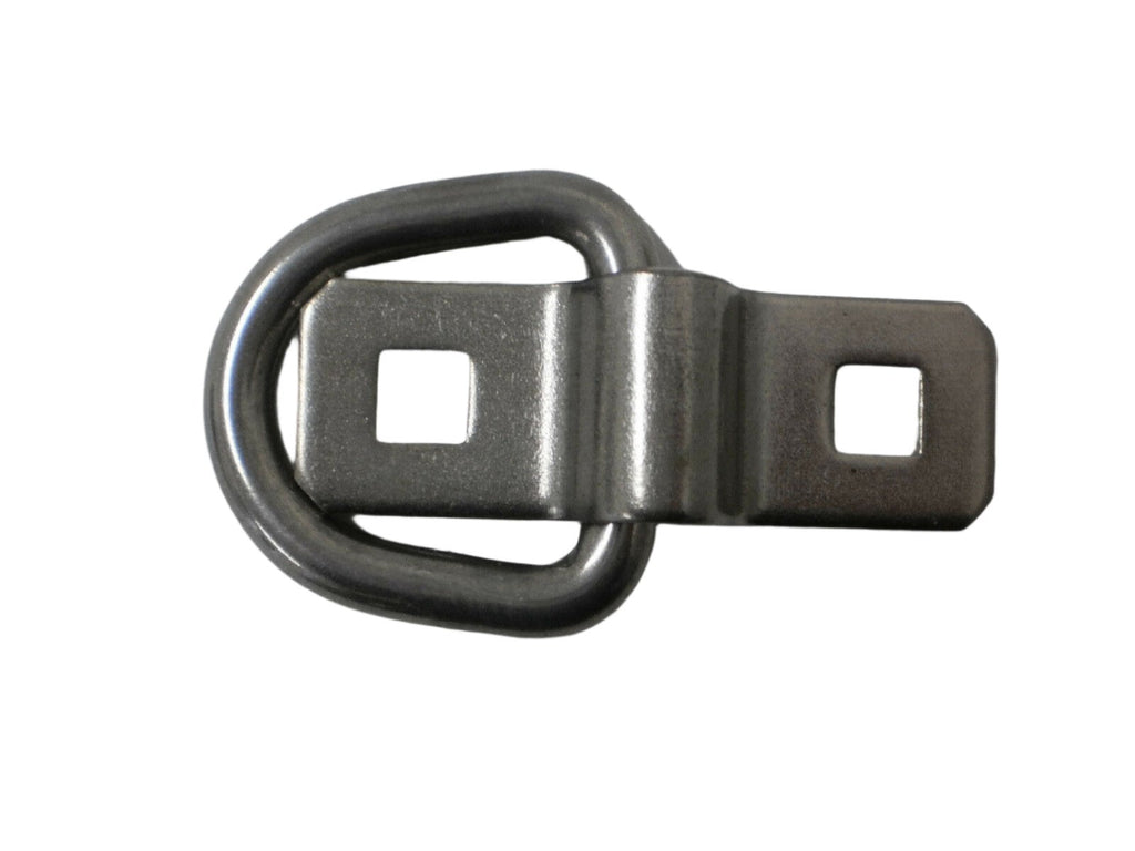 8 - 3/8" Stainless Steel D Ring Rope Chain Tie Downs Car Truck ATV Snowmobile (SS15-LOTOF8)