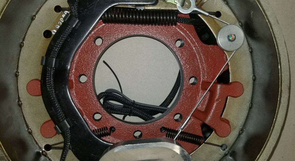 LEFT 12-1/4x5" 12K 15K Electric Backing Plate Trailer Brake Fit Dexter 5" 23-442 (BK-12HDE-01)