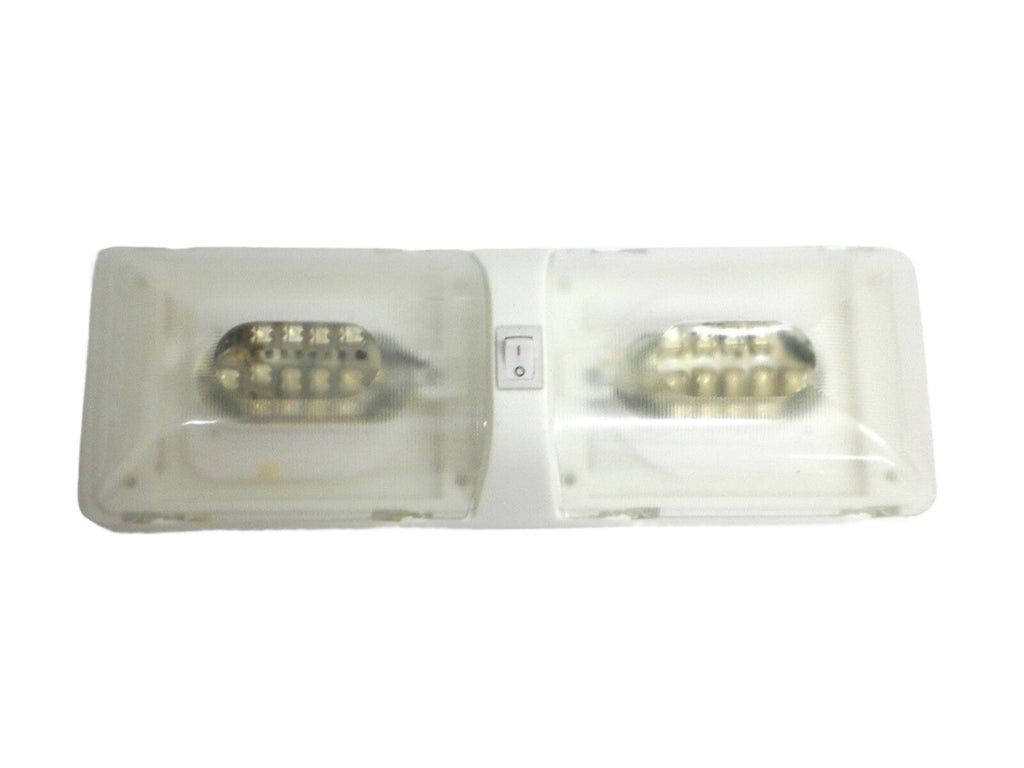 Lot of SIX (6) Double LED Cargo Trailer RV Camper Dome Interior Light W Switch (J-925X6)