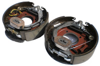 Pair 12-1/4 x 3-3/8 8000 Electric Trailer Backing Plate Brake Fits Dexter 4 Bolt 8K Axle (BK-8KE-SET)