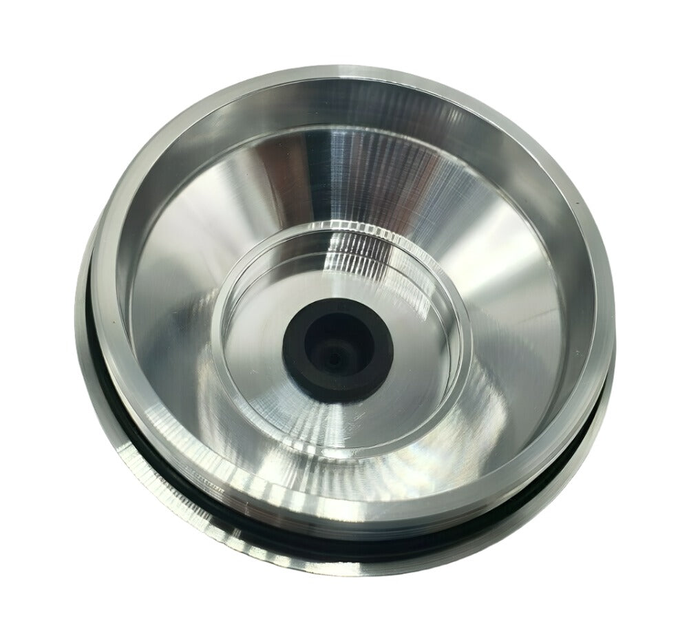 4.0" BILLET ALUMINUM Oil Bath Cap 21-36 Trailer Axle bearing hub 10K-HD 12K-15K (21-36 Billet-KIT)