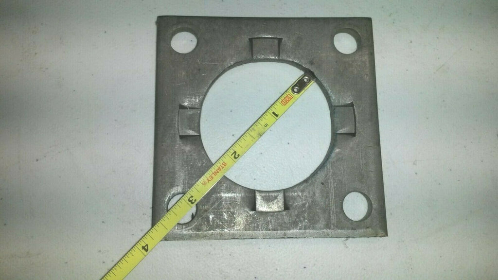 Trailer Brake Backing Plate Flange 3500# Axle 2.27" 4 HOLE bolt square bracket (004-035-00)