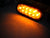 TWELVE 6" Oval Amber LED Park Turn Tail Multi Function Lights Trailer Truck RV  (J-66-AK-LOTOF12)