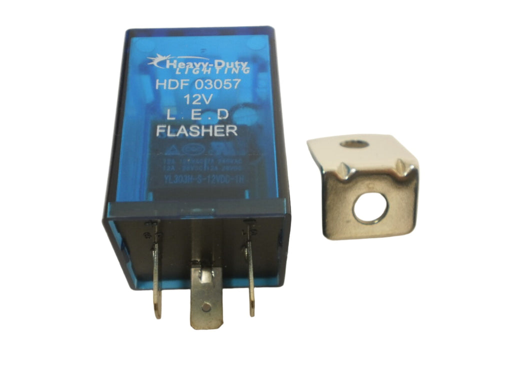 3 Pin LED Electronic Flasher Relay Module 12V Flash Blinker North American Pin (HDF03057)
