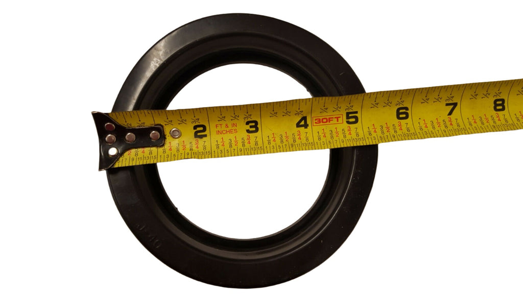 4" Round 12 Diode Amber LED Light Kit with 4" Round Black Recessed Flange Mount  (J-4512-AK + J-40-FB)