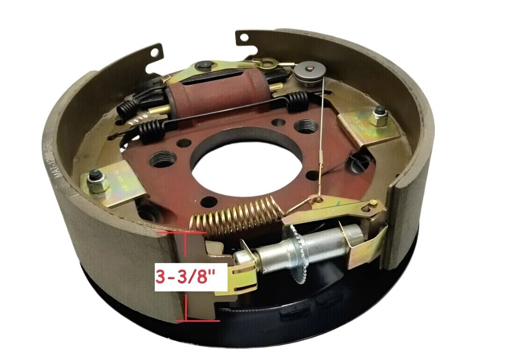 PAIR 12-1/4 x 3-3/8 Hydraulic 8K Backing Plate Trailer 4 Bolt 23-402 (77-1208H-1P)