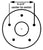 2000# Axle Beam 63" Hub Face, 5x4.5 Idler Hubs Trailer Boat Tear Drop Axel (2000-63-5LUG)