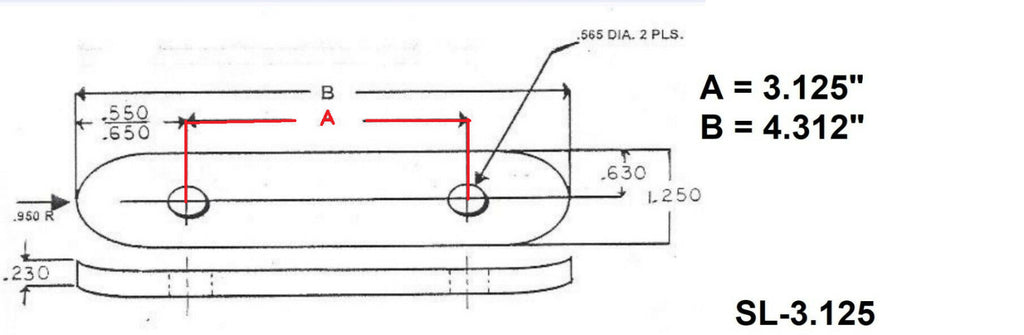 Greaseable Tri Axle Suspension Hanger Rebuild Kit EQ-310 Trailer Spring 3.125" Shackles (SHK-3A-WB-TE-3.125-BB)